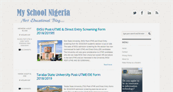 Desktop Screenshot of myschoolnigeria.com