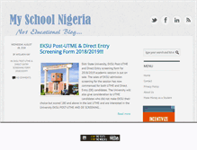 Tablet Screenshot of myschoolnigeria.com